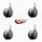 Service Caster 3'' Gray Heavy Duty Floor Safe Twin Wheel Caster 5/16'' Threaded Stem , 4PK SCC-TS02S75-TPR-GRY-5161810-4 - alternate 2